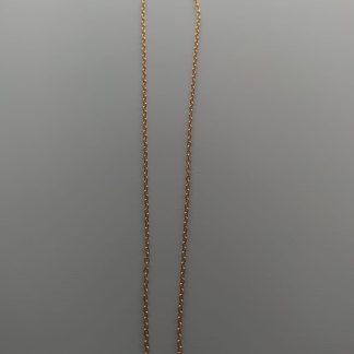 Collar de cadena dorada fina con colgante de estrella