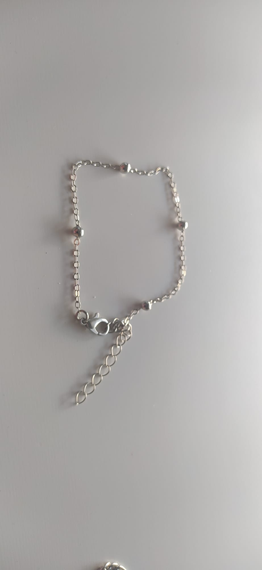 Pulsera de cadena plateada gruesa de eslabones estilo cubano